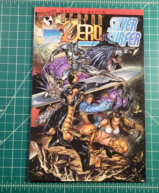 Weapon Zero/Silver Surfer #1 (1995) NM Comic Devil's Reign Chptr 1 Marvel/Image