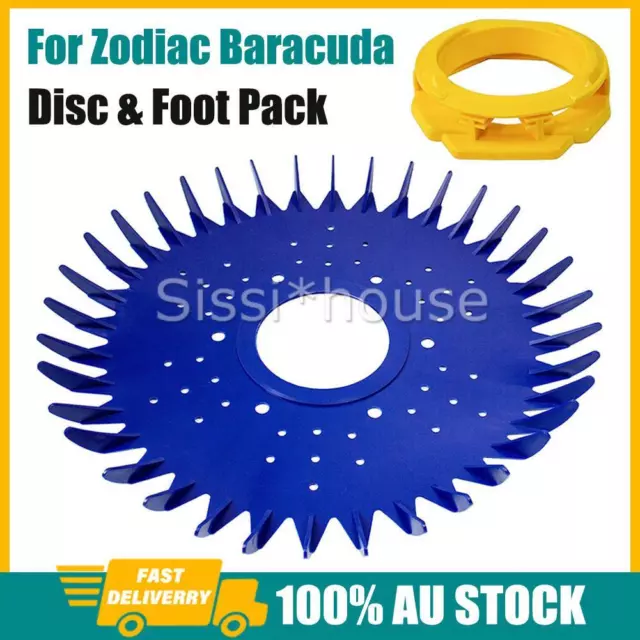 For Zodiac Baracuda Pool Cleaner Disc & Foot Pack- Barracuda Skirt/Mat/Seal OZ