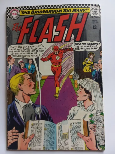 THE FLASH #165, 1966, DC Comics, "One Bridegroom Too Many!"