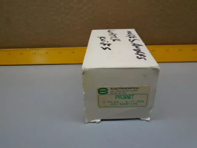 New old Stock Electroswitch PA-3007 Rotary Switch 4 Pol 2-17Pos Non-Shorting N70