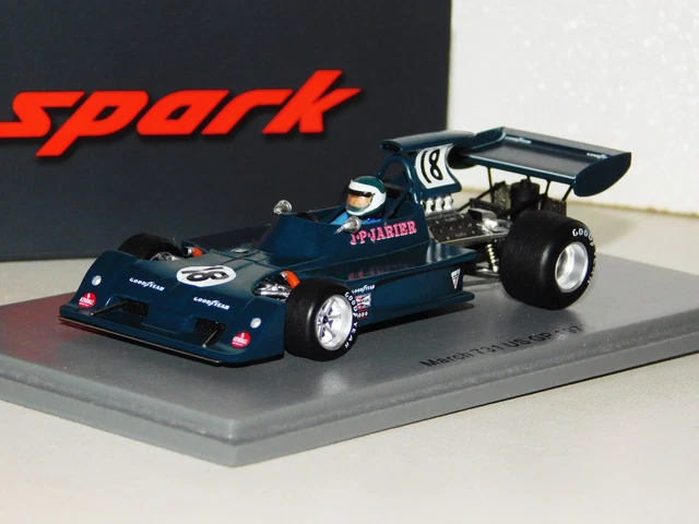 Miniature Spark 1/43 – March 731 #14 GP Monaco 1973 – Jean-Pierre Jarier