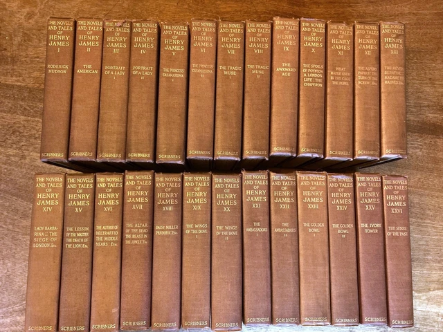 HENRY JAMES NEW York Edition Novels & Tales, 1922 Scribner