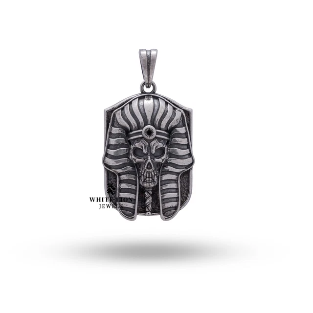Pendentif Argent Sterling 925 - Lièvre Gothique - Bijou Français Neuf