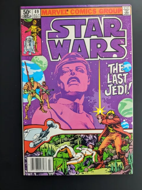 Star Wars #49 1st Print 1977 1981 Marvel Comics Luke Skywalker
