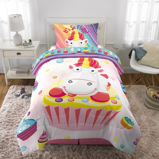 Despicable Me Minion Made "Fluffy The Unicorn" Twin/Full Comforter