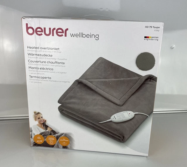 Beurer HD 75 Wärme-Zudecke Wärmezudecke Heizdecke Wärmedecke Kuscheldecke
