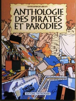 Carte TINTIN PASTICHE Tintin au Bongo Tirage limité Tintinorama. 