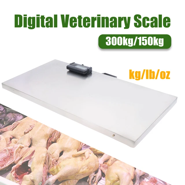 300 kg bilancia digitale per veterinario piattaforma di pesatura resistente cane animale domestico bestiame
