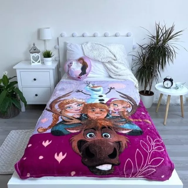 Eiskönigin Decke Kuscheldecke Frozen ÖKO-TEX zertifiziert  Fleecedecke 100 x 150