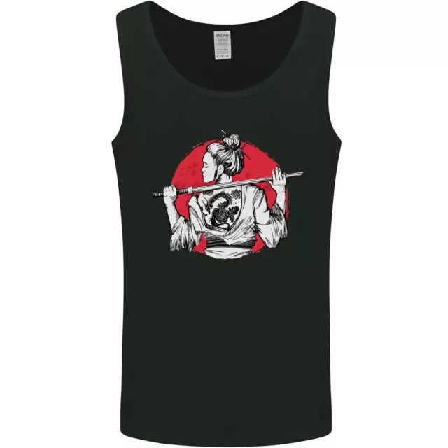 Gilet da uomo Samurai Tattoo Ragazza MMA Kenjutsu Kendo Iaido