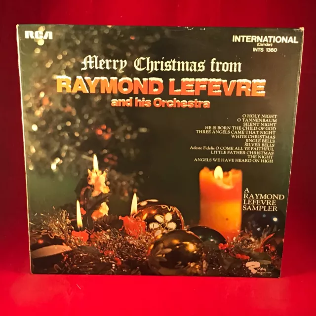 RAYMOND LEFEVRE & HIS ORCHESTRA Merry Christmas From 1971 UK Vinyl LP Holy Night