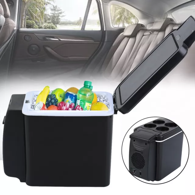 6L 45W Mini Portable Car Refrigerator Fridge Cooler Warmer Freezer Travel Box