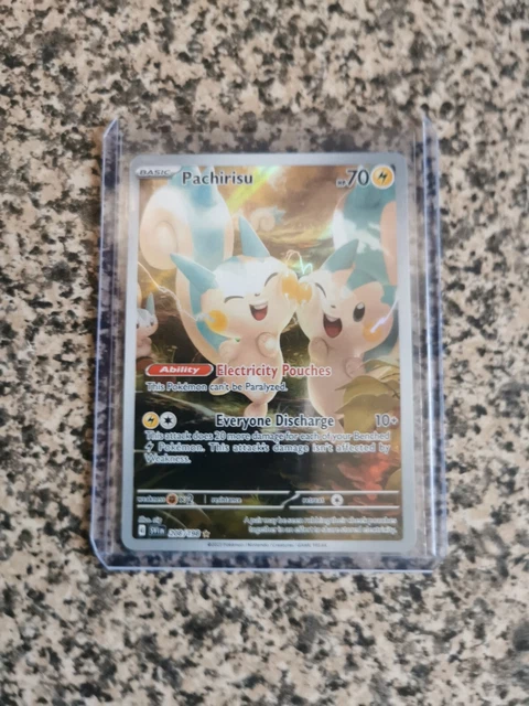 Pokémon TCG Pachirisu Scarlet & Violet Base Set 208/198 Holo Illustration Rare