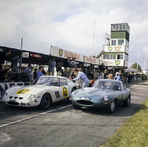 MIKE PARKES FERRARI 250 GTO 1963 Sports Car Motor Racing Old Photo 6