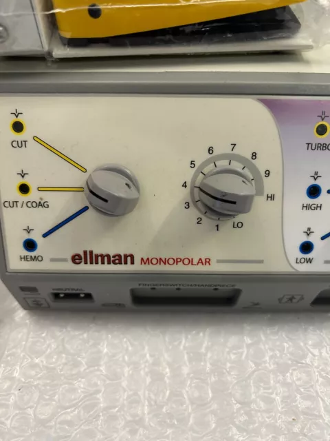 ELLMAN Surgitron RADIOLASE II Avec Pédale Et Extras Express Envoi 3