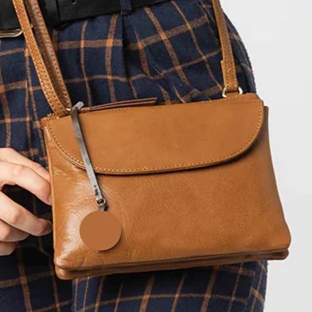 Small Tan Leather Cross Body Bag, Shoulder Bag