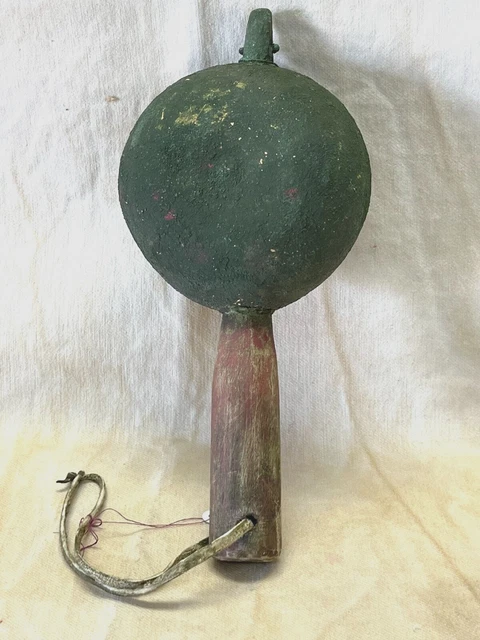 native american hopi pueblo gourd wood buckskin green mineral paint rattle native american hopi pueblo gourd wood buckskin green mineral paint rattle