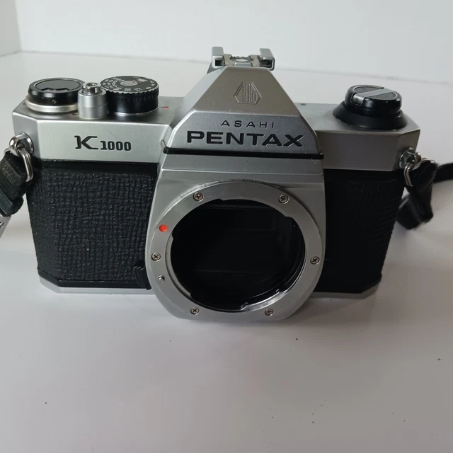 Vintage Asahi Pentax K1000 SLR 35mm Camera Body Only Sold AS IS for Parts Repair