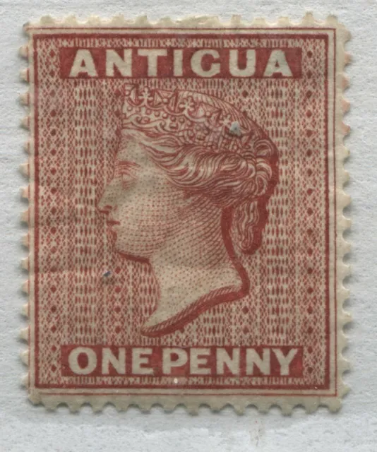 Antigua QV 1884 1d rose red mint o.g. hinged