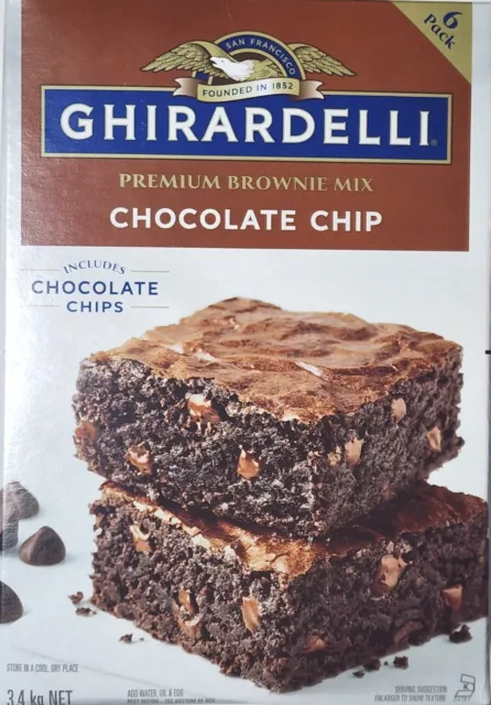 Ghirardelli Premium Chocolate Chip Brownie Mix 3.4Kg