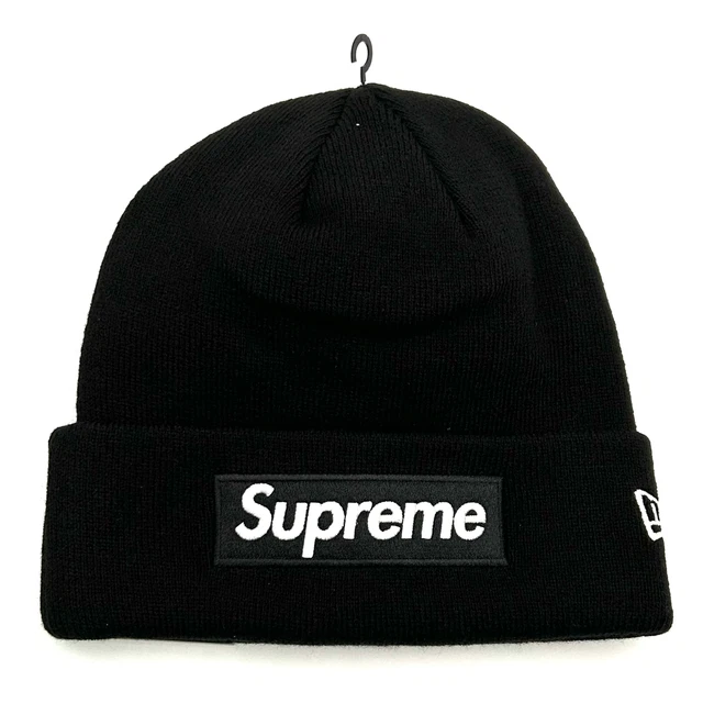 Supreme New Era Box Logo Beanie (FW21) Black