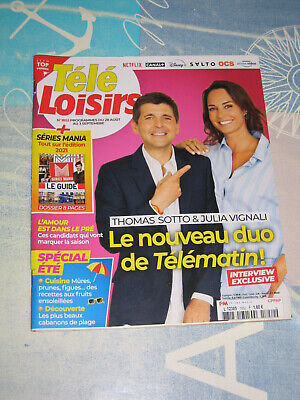 TELE LOISIRS n°1837 15/05/2021  Julia Vignali & Thomas Sotto/ Au top Linda Hardy 