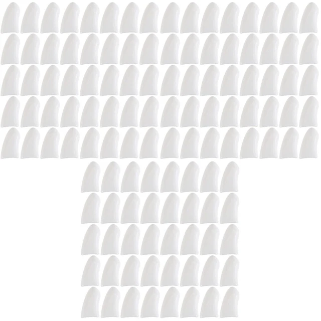 6 confezioni/40 pz set unghie per animali domestici bianco TPR gattini coperchi artigli per gattini