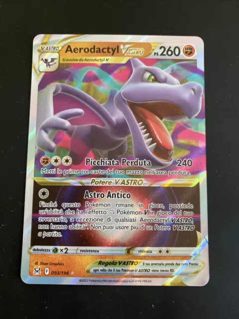 Aerodactyl V astro NM eng - pokemon origine perduta - Vinted