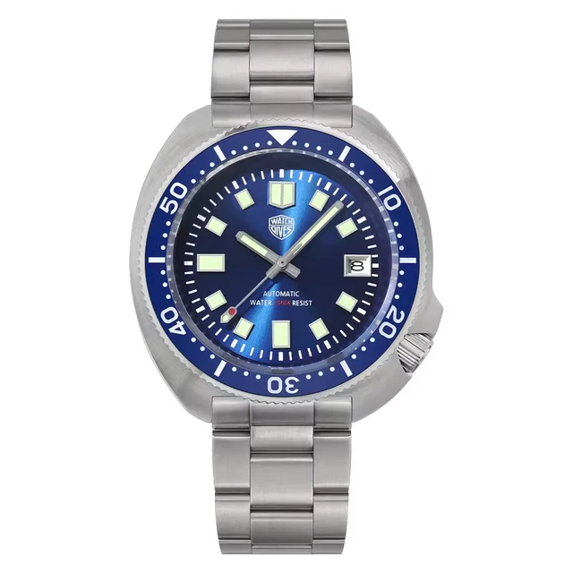 WATCHDIVES WD6105, 100M, Seiko NH35A, blau, Captain Willard 8110 Hommage EUR 129,00 PicClick DE