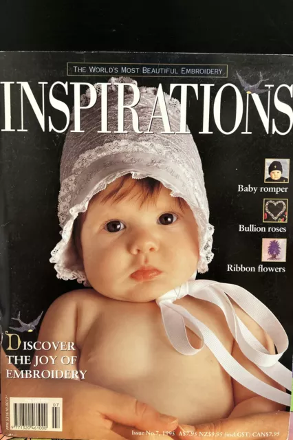 INSPIRATIONS Magazine World's Most Beautiful  Embroidery - Issue #7, 1995