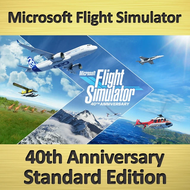 MICROSOFT FLIGHT SIMULATOR 40th Anniv. PC STEAM [ KEIN KEY / Download