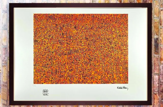 Keith Haring.-Litografía Edición Limitada Nº32 de 150. Firmada y numerada