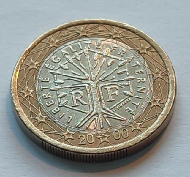 1 Euro Münze Liberte Egalite Fraternite 2000 Wert