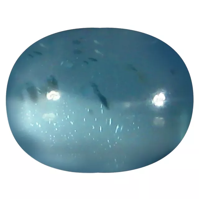 1.32 CT Ovale Cabochon Forme (8 X 5 MM ) Brésilien Paraiba Bleu Apatite Gemme