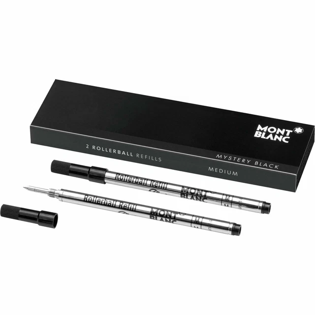 Mont Blanc Rollerball Refill M 2X1 Mystery Black 105158