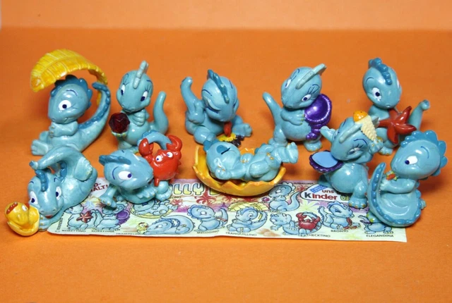 HAPPY DINOS 1994 KINDER Serie Completa In Perfetto Stato, NO CARTINA - Foto 12