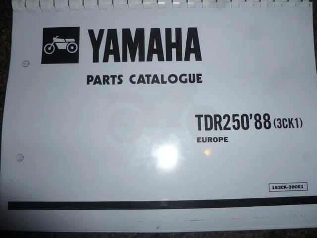 TDR 250 88 Service Information Manual YAMAHA