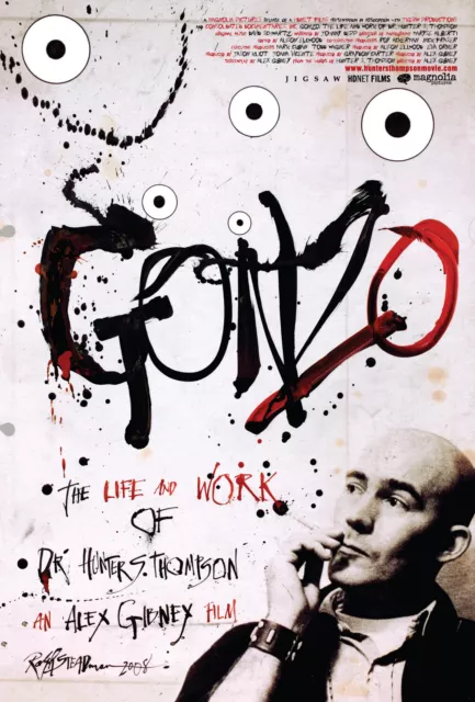 GONZO: The Life and Work of Dr. Hunter S. Thompson - D/S Original Movie Poster