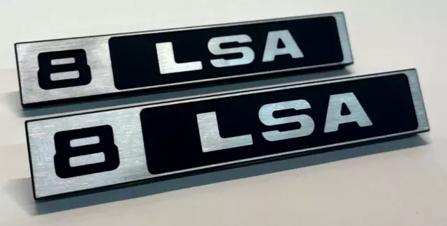 Emblem Custom Billet Front Fender 'LSA' Chevy Chevrolet GMC Truck 1967-1972 C 10