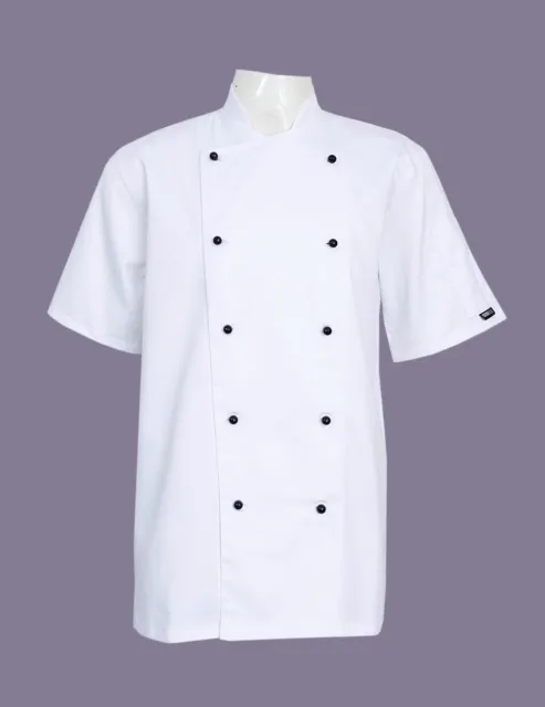 Chef Jacket Short Sleeve Unisex Restaurant Chefs Jacket White Chef Wear Good Qua