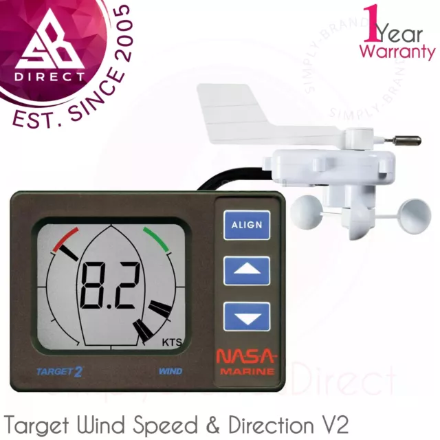 NASA Marine Target 2 Target Wind Speed & Direction V2│With Masthead & 20m Cable