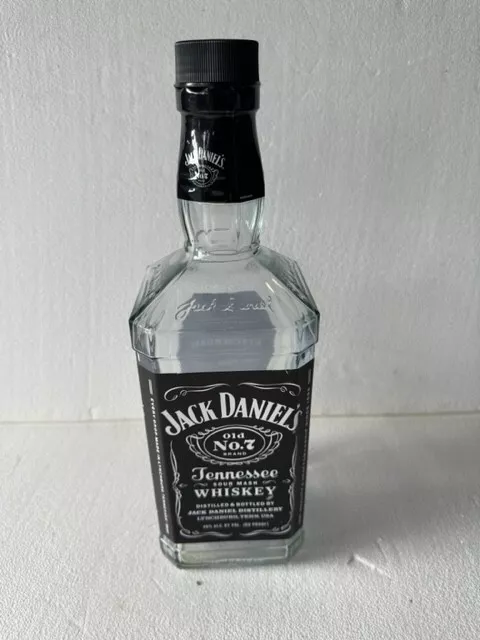1 Empty Jack Daniels Old No 7 Bottle 1.75L W/Cap