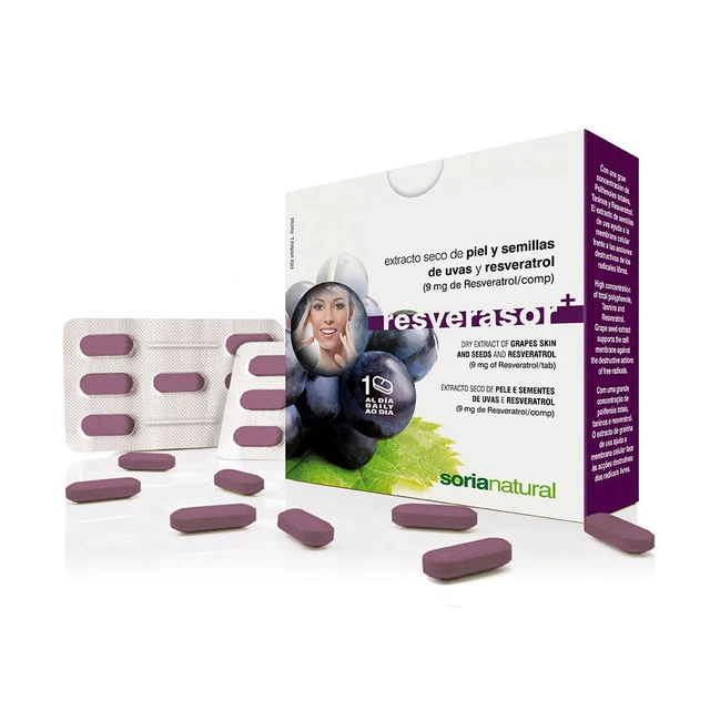 Ernährung Soria Natural unisex Resverasor Plus 134 Mg 28 Comp