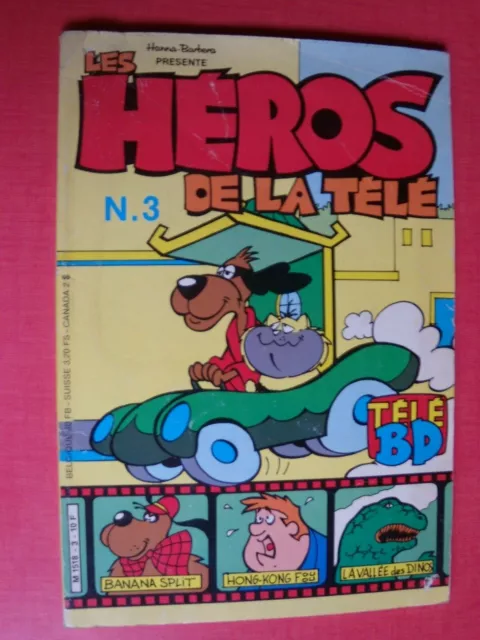 Les héros de la télé N. 3 - Télé BD - "Hanna-Barbera présente" - Eurédif 1983