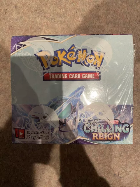 Pokémon Chilling Reign Booster Box - neu und versiegelt - 36 Packungen