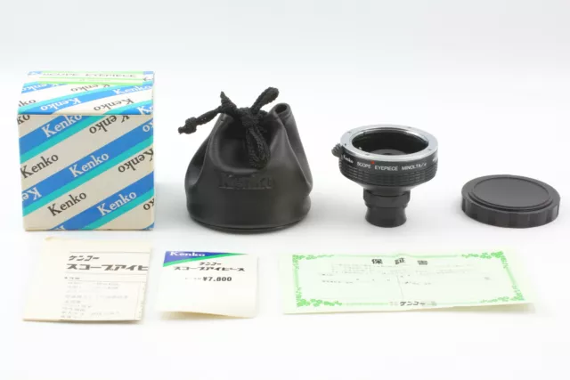 [Almost Unused in Box]Kenko SCOPE EYEPIECE for α-Minolta 35mmSLR LENS From JAPAN