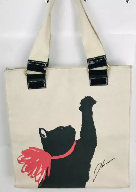 Jason Wu Target Milu Print Cat Tote Canvas Cream Limited Edition Free Shipping