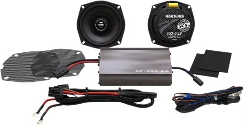 Hogtunes XL Series 225 Watt Amp/Speaker Kit 225 SG KIT-XL 4405-0613