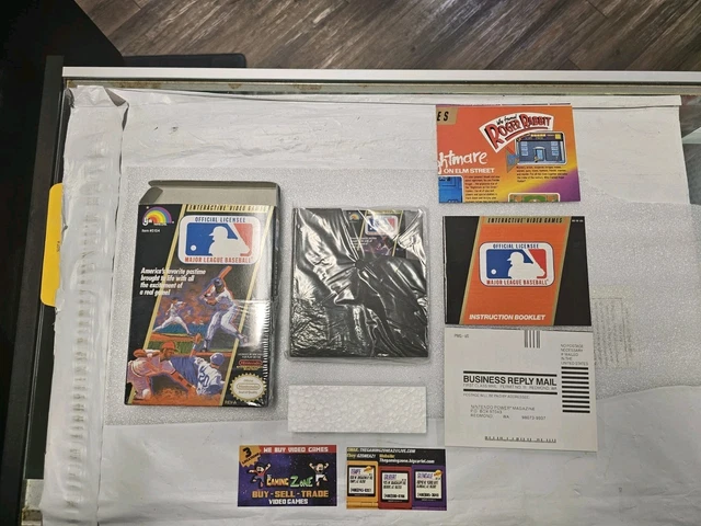 Major League Baseball NES Nintendo (1988) MLB CIB excellent condition. Must see!!