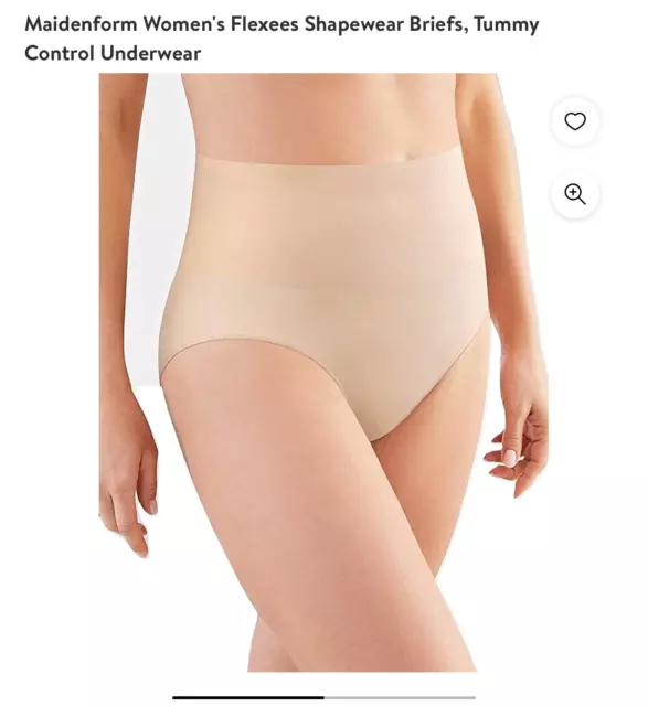 MAIDENFORM WOMENS FLEXEES Shapewear Briefs, Tummy Control Beige Size 3XL  FP0051 $9.88 - PicClick